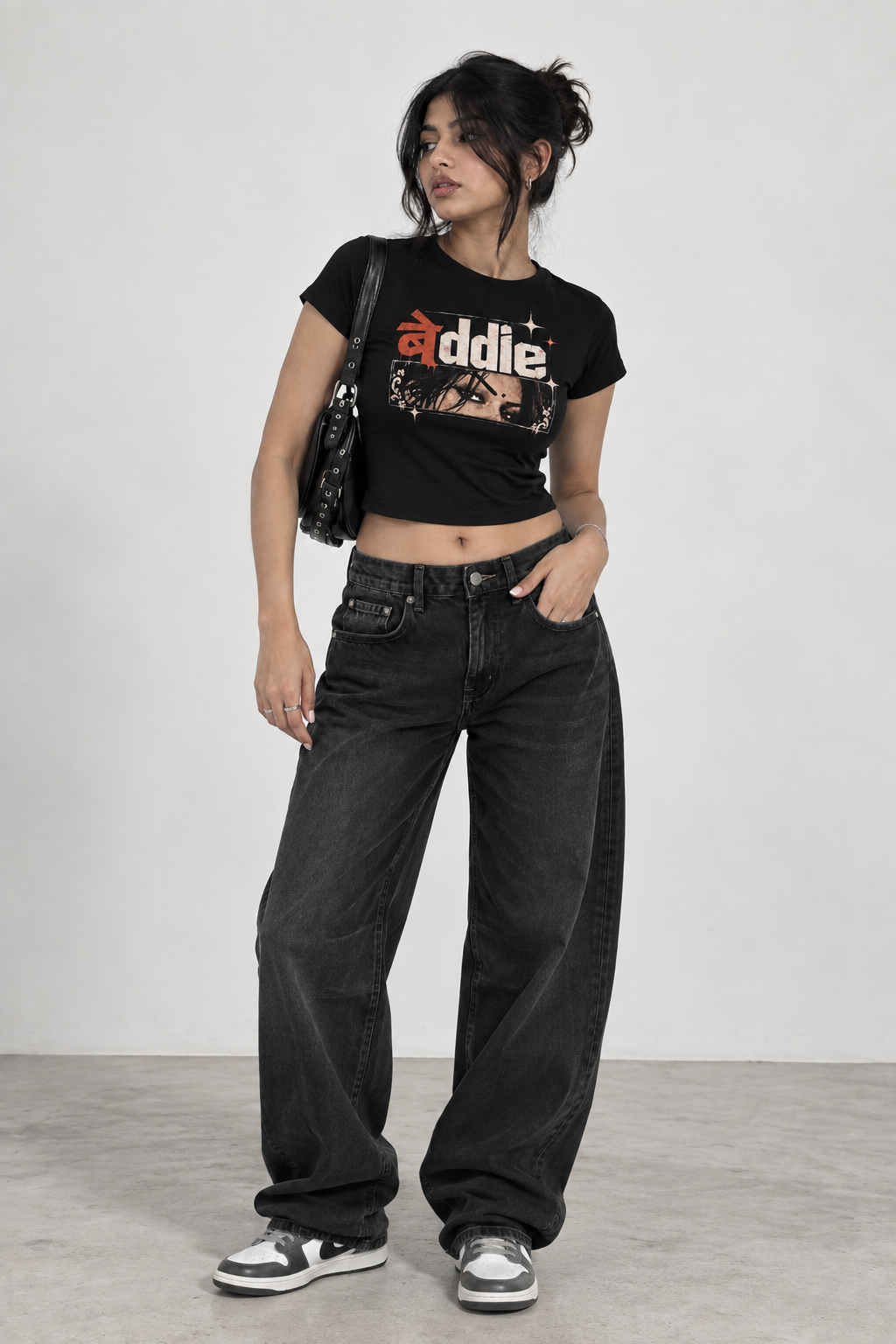 Baddie female baby tees